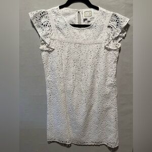 SALE to SABLE White Eyelet Lace Dress